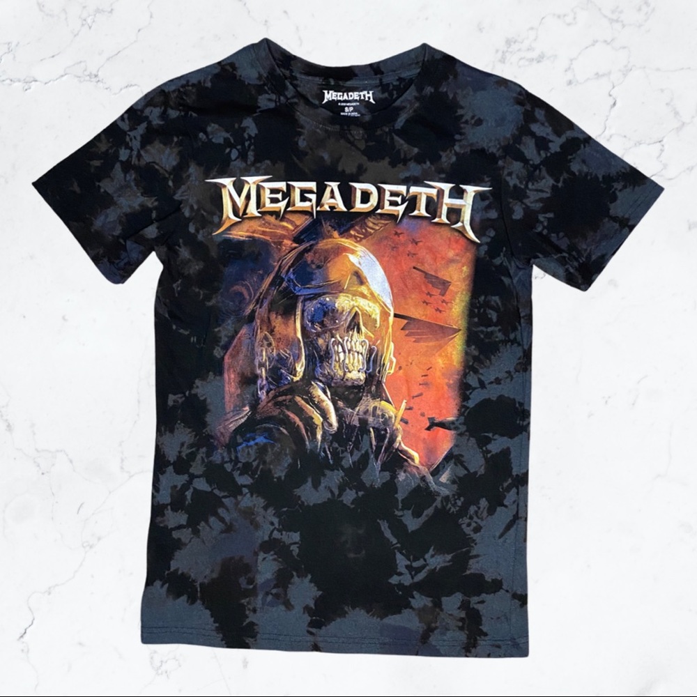 Hand Crafted Black and Orange Graphic Tee